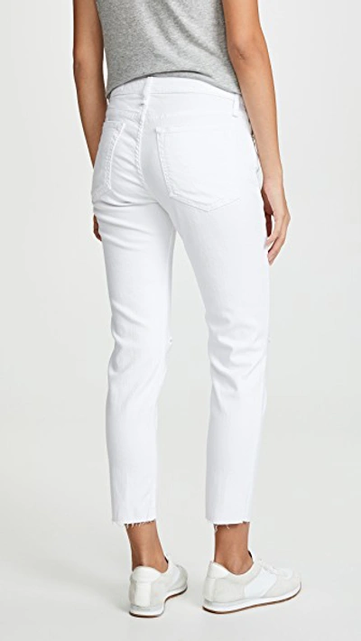 Shop Rag & Bone Ankle Dre Jeans In White