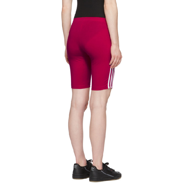 pink adidas cycling shorts