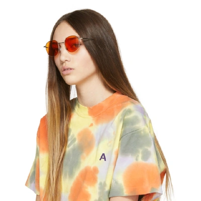 Shop Ambush Orange Karlheinz Sunglasses