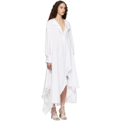 Shop Jacquemus Off-white La Robe Rosaria Dress In Off White