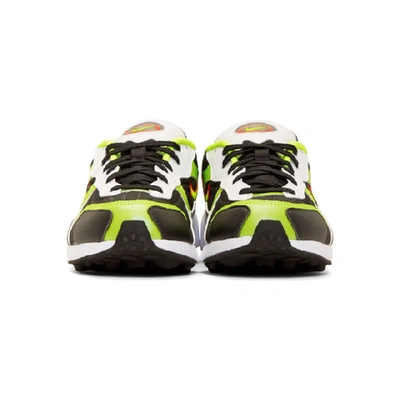 Shop Nike Black And Green Air Zoom Alpha Sneakers In Blkkvltred