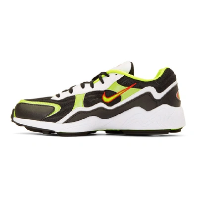 Shop Nike Black And Green Air Zoom Alpha Sneakers In Blkkvltred