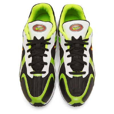 Shop Nike Black And Green Air Zoom Alpha Sneakers In Blkkvltred