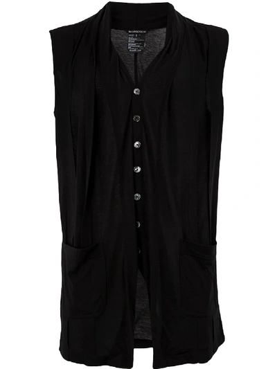 Shop Ann Demeulemeester Lightweight Waistcoat In Black