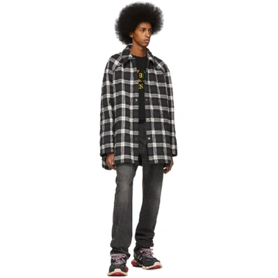 Shop Balenciaga Black Rainbow Bb Regular Fit T-shirt In 1000black