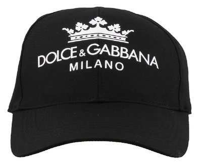 Shop Dolce & Gabbana Logo Cap In Black