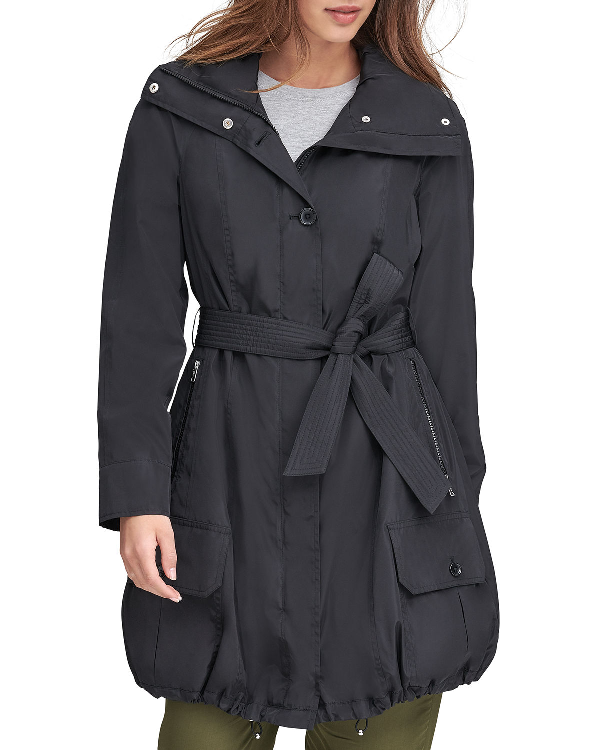 bubble trench coat womens