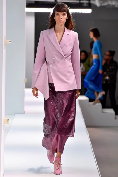 Shop Sies Marjan Sula Embossed Skirt In Purple