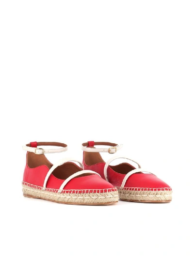 Shop Malone Souliers Espadrilles Selina In Red