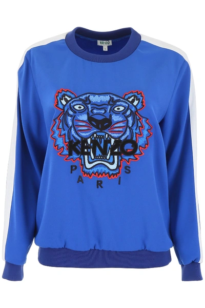 Shop Kenzo Tiger Sweatshirt In French Blue|blu