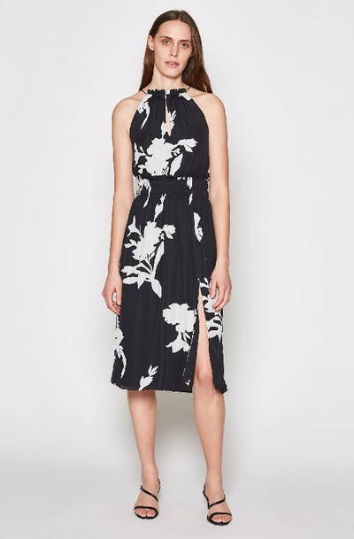 Shop Joie Jerelle Silk Dress In Caviar