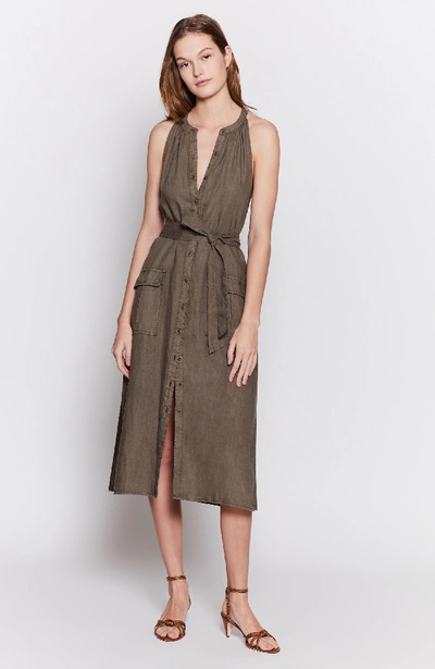 Shop Joie Edelie Dress In Fatigue