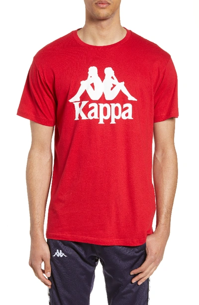 Shop Kappa Authentic Estessi Logo T-shirt In Red