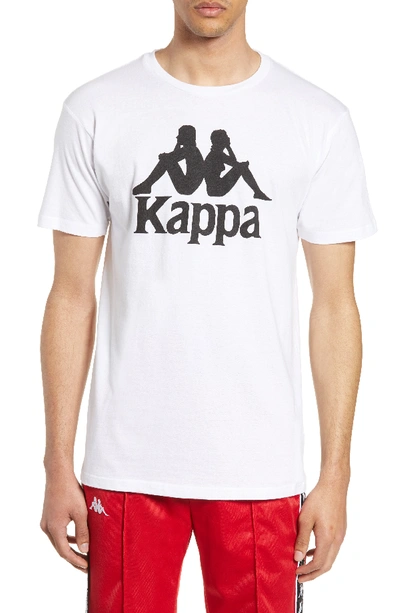 Shop Kappa Authentic Estessi Logo T-shirt In White