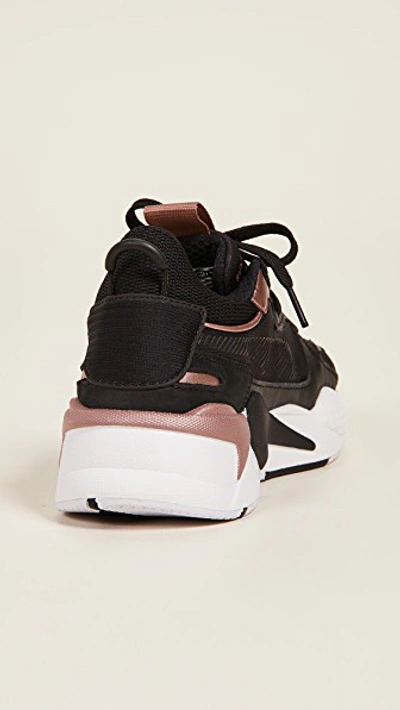 Puma Women's Rs-x Trophy Low-top Sneakers In Black/ Rose Gold | ModeSens