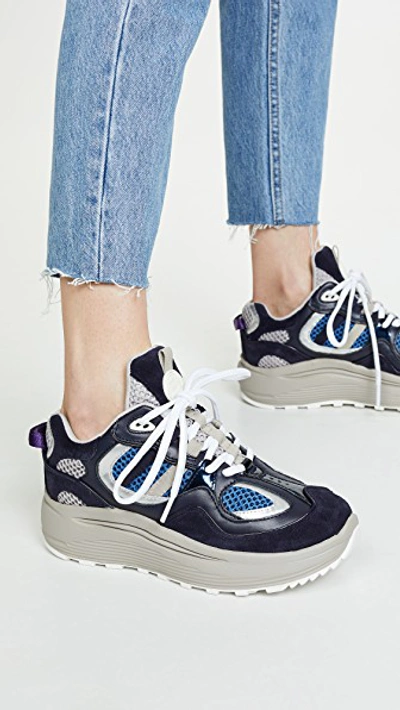 Shop Eytys Jet Turbo Sneakers In Midnight