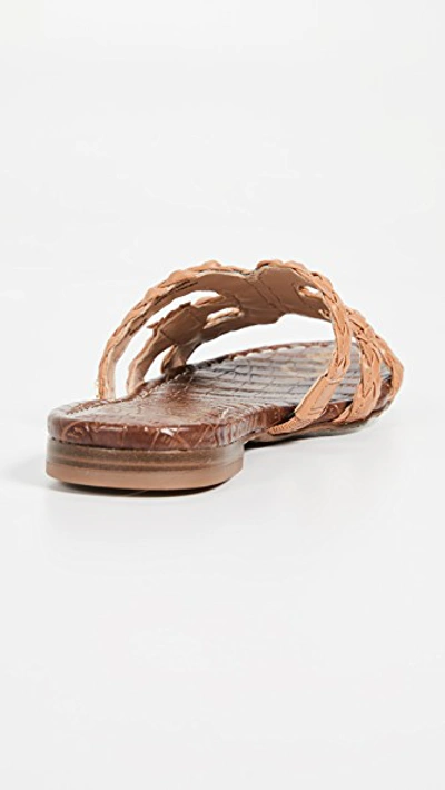 Shop Sam Edelman Beckie Slide Sandals In Natural Buff