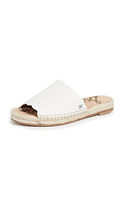 Shop Sam Edelman Andy Espadrilles In Bright White