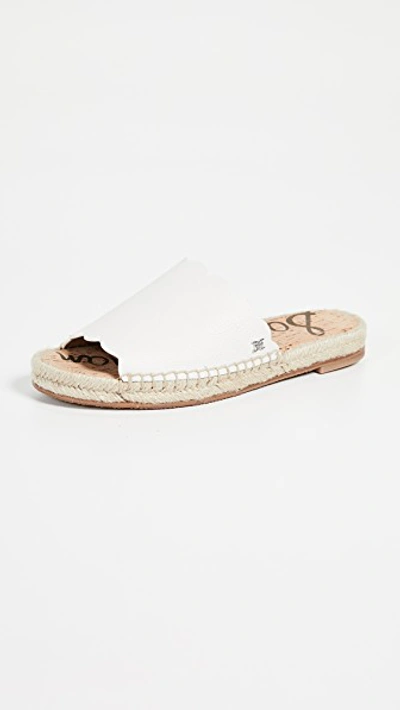 Shop Sam Edelman Andy Espadrilles In Bright White