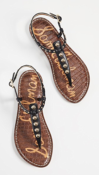 sam edelman gigi black thong sandals