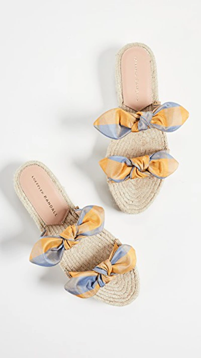 Shop Loeffler Randall Daisy Espadrille Sandals In Dandelion/rain