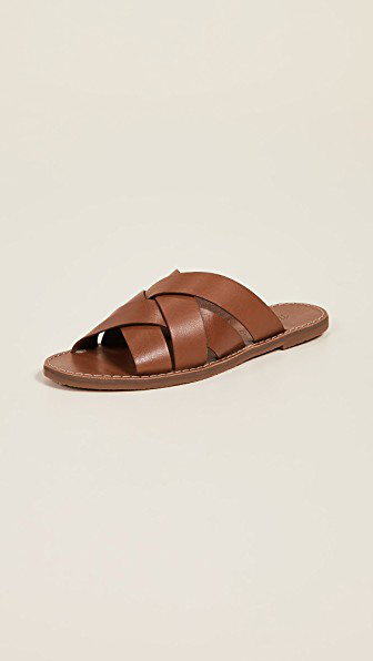 boardwalk woven slide sandal