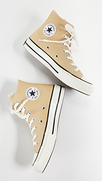 chuck 70 vintage canvas high top club gold