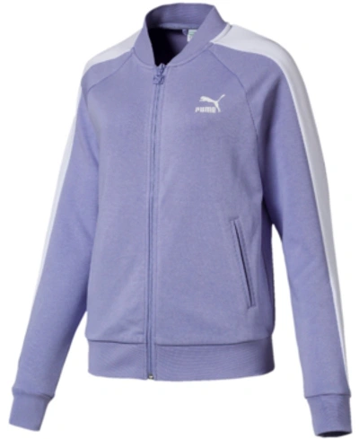 Shop Puma Classic T7 Relaxed Track Jacket In Sweet Lavender