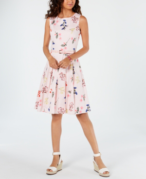 macy's tommy hilfiger floral dress