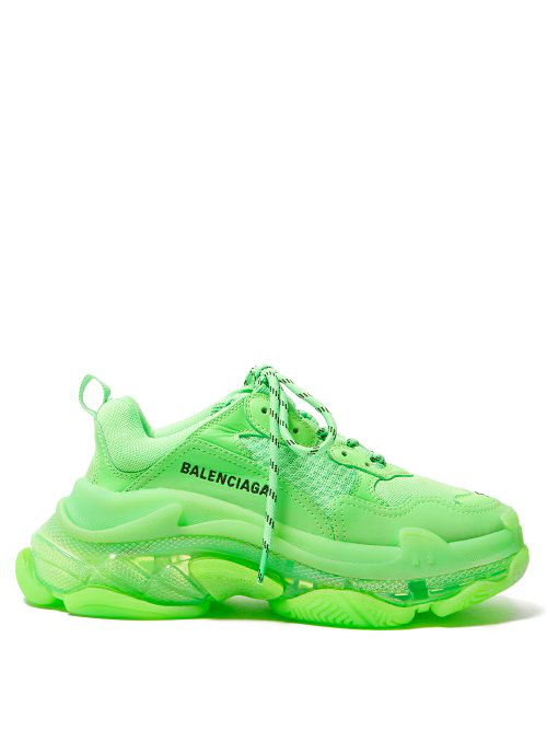 neon green trainers