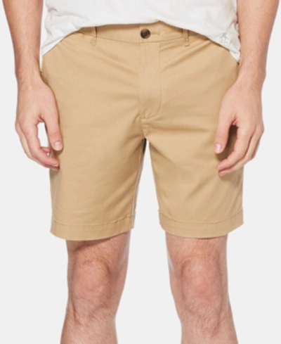 Shop Original Penguin Men's Slim Fit Soft Stretch 8" Shorts In Kelp