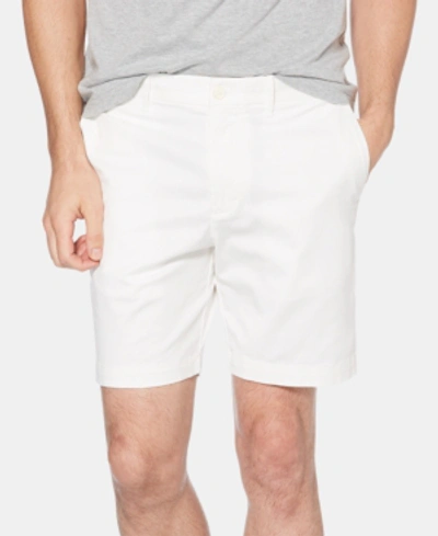 Shop Original Penguin Men's Slim Fit Soft Stretch 8" Shorts In Bright White