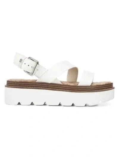 Shop Sam Edelman Rasheed Platform Sandals In White