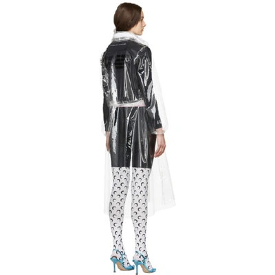 Shop Marine Serre Transparent Hardcore Couture Raincoat