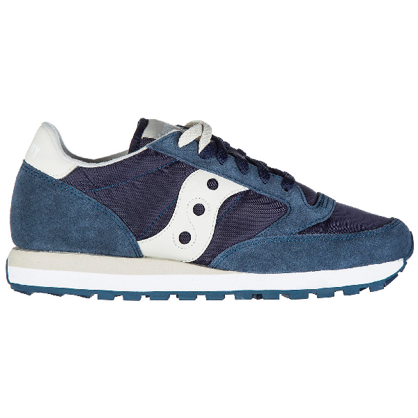 Saucony Shoes Suede Trainers Sneakers Jazz O In Navy / White / Marine ...