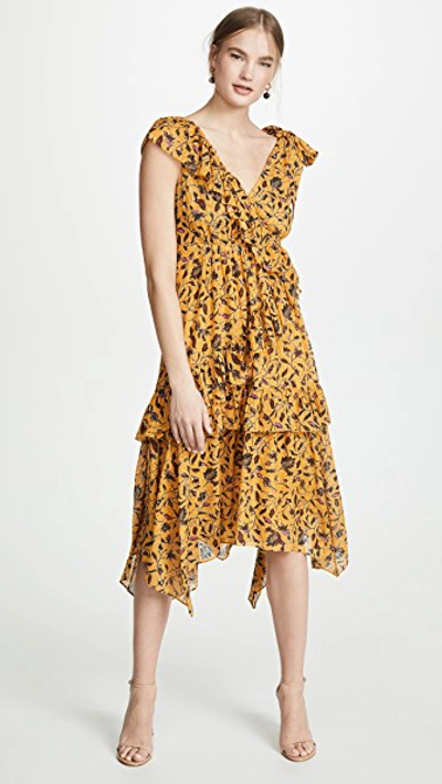 Shop Ulla Johnson Dania Dress In Amber