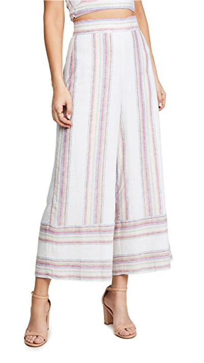 Shop Amanda Uprichard Ravine Pants In Positano Stripe