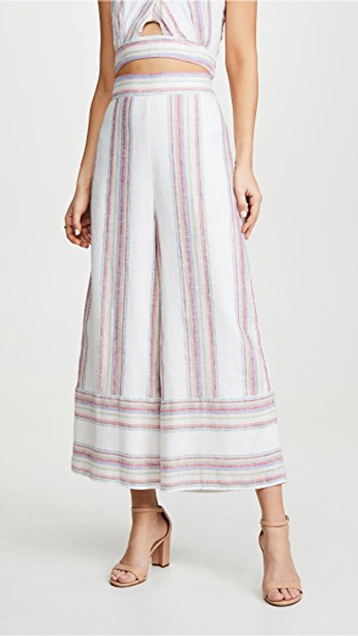 Shop Amanda Uprichard Ravine Pants In Positano Stripe