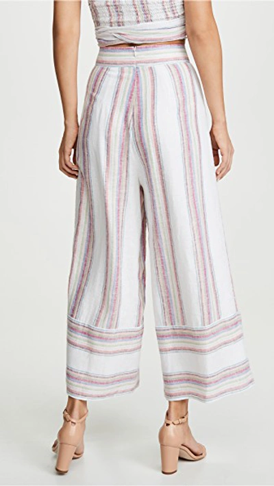 Shop Amanda Uprichard Ravine Pants In Positano Stripe