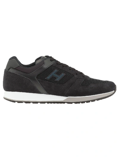 Shop Hogan H321 Sneaker In U801(blu)+u805(notte)