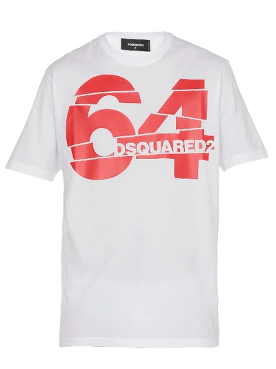 Shop Dsquared2 Logo T Shirt In White