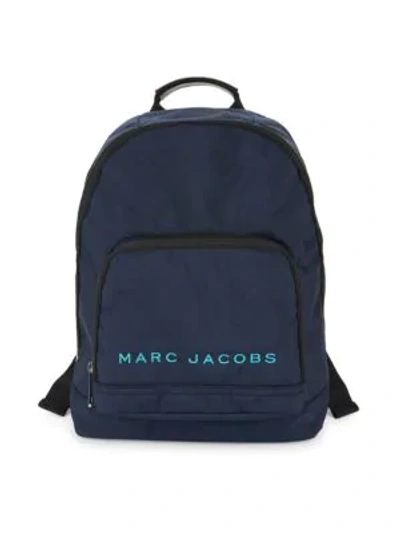 Shop Marc Jacobs Classic Logo Backpack In Indigo
