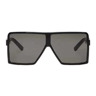 Shop Saint Laurent Black Betty Sunglasses