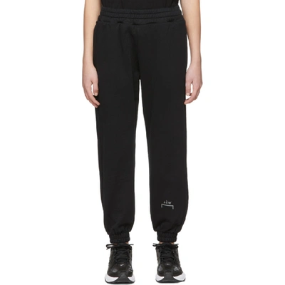 Shop A-cold-wall* Black Tracksuit Lounge Pants In Sc1 1 Black