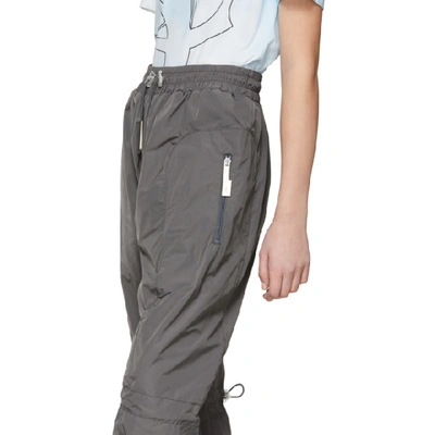 Shop A-cold-wall* Grey Puffer Tie Lounge Pants In C437 Slate