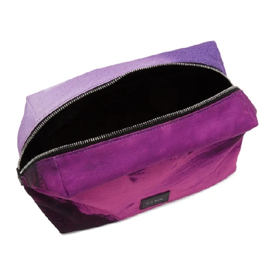 Shop Paul Smith Purple Photo Washbag In Pr Print