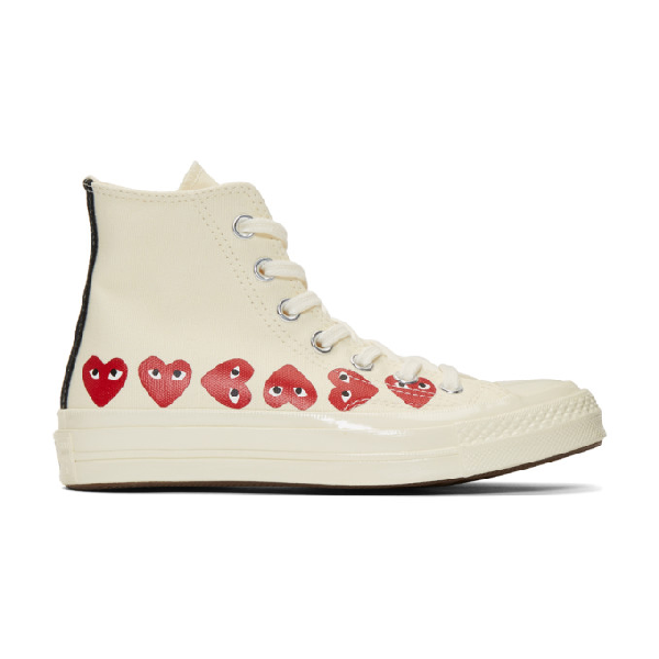 comme des garcons play x converse chuck taylor 1970s hi
