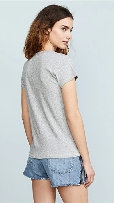 Shop Rag & Bone The Tee In Heather Grey