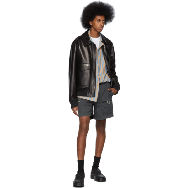 acne studios rosso shorts