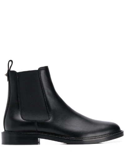 Shop Valentino Garavani Beatle Boots In 0no - Black